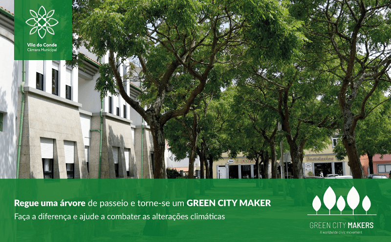 Em Vila do Conde regue uma árvore e seja agente no combate às alterações climáticas