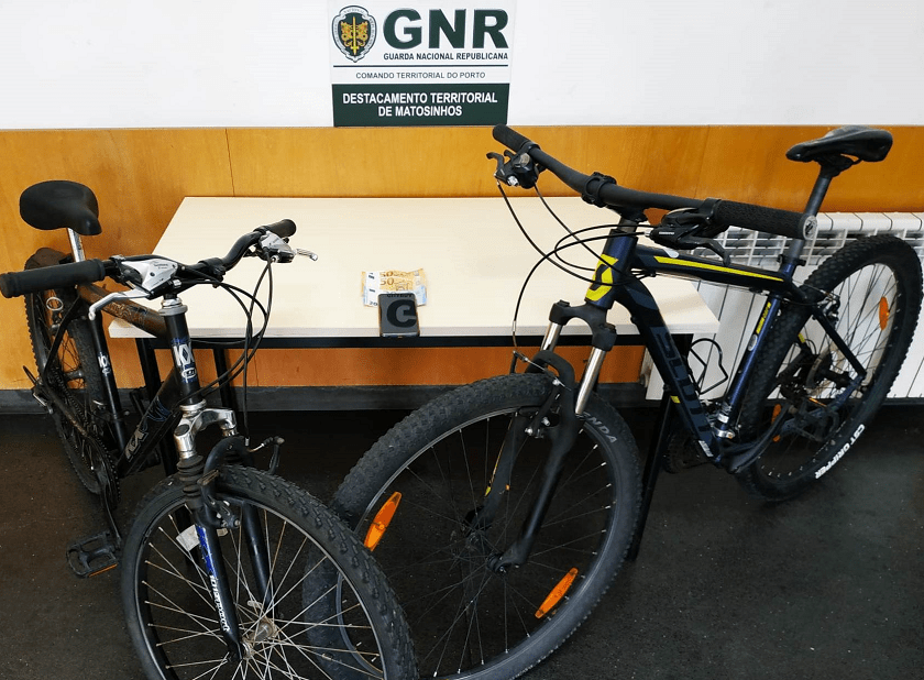 GNR recuperou em Vila do Conde bicicletas furtadas