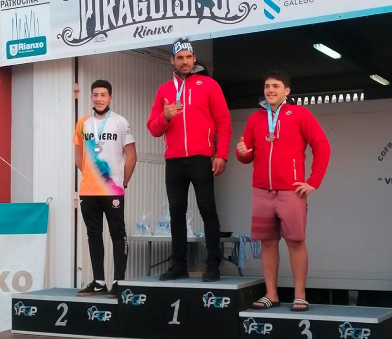 Rui Ramos do Fluvial Vilacondense venceu no circuito Galego de SUP