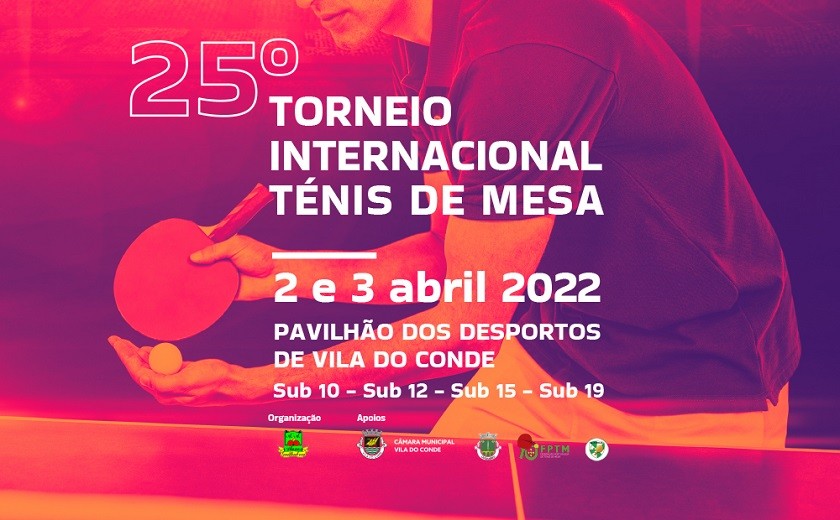 Vila do Conde vai receber Torneio Internacional de Ténis de Mesa