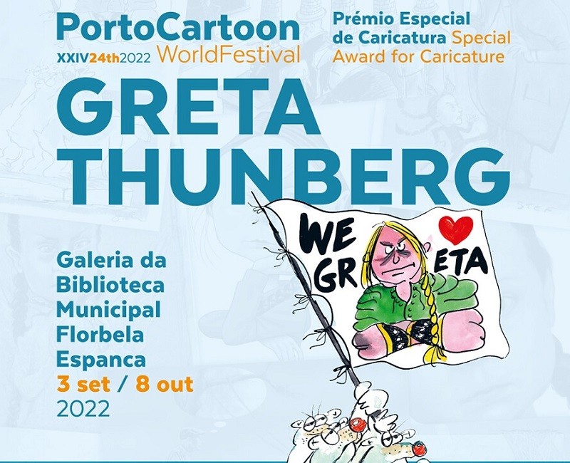 Biblioteca de Matosinhos apresenta exposição de cartoons