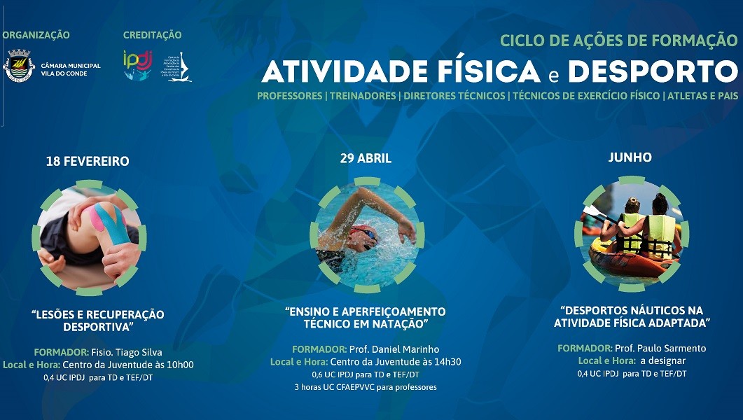 Formação de Atividade Física e Desporto continua em Vila do Conde