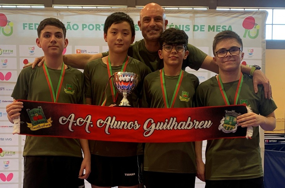 Guilhabreu é campeão nacional de sub-15 em ténis de mesa
