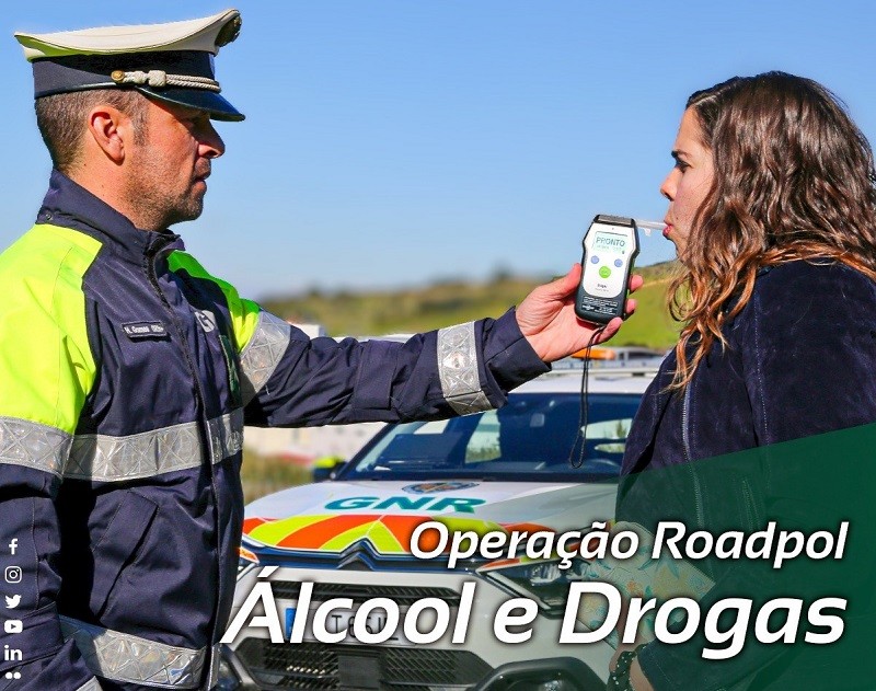 GNR tem em curso Operação “RoadPol – Álcool e drogas”