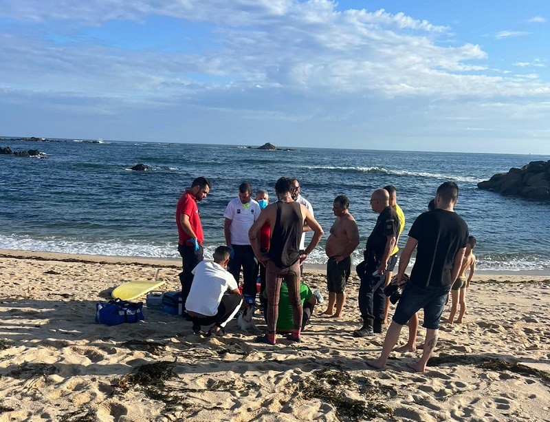 Homem resgatado em praia de Vila do Conde estava em hipotermia