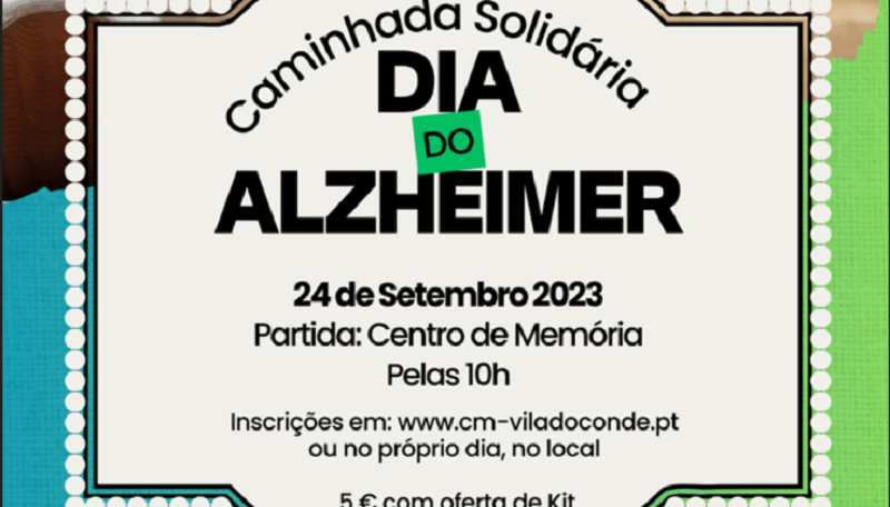 Caminhada pelo Alzheimer começa no Centro de Memória