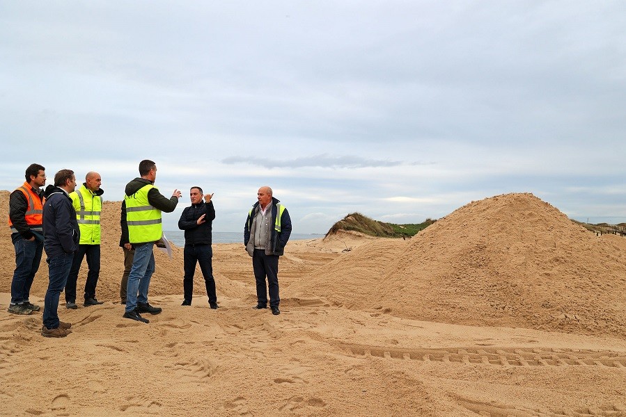 Vila do Conde começou a reconstruir duna em Mindelo