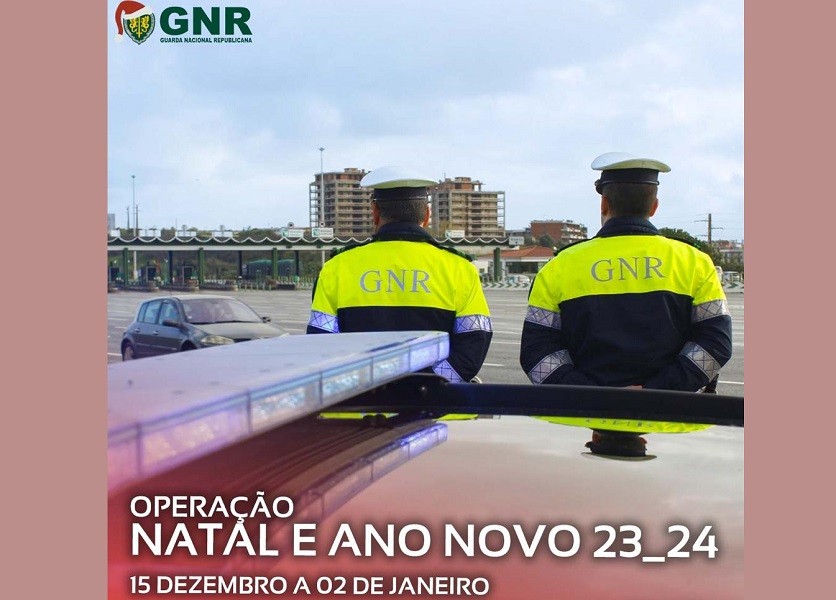 GNR anuncia operação “Natal e Ano Novo 2023”