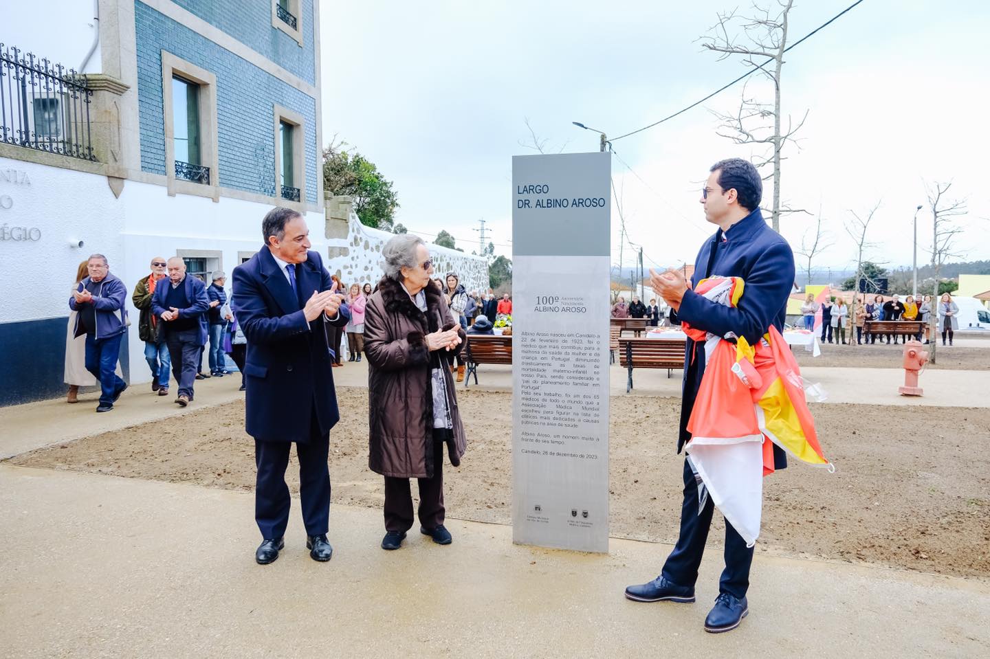 Inaugurado Largo Albino Aroso no encerramento das comemorações dos 100 anos do nascimento do médico