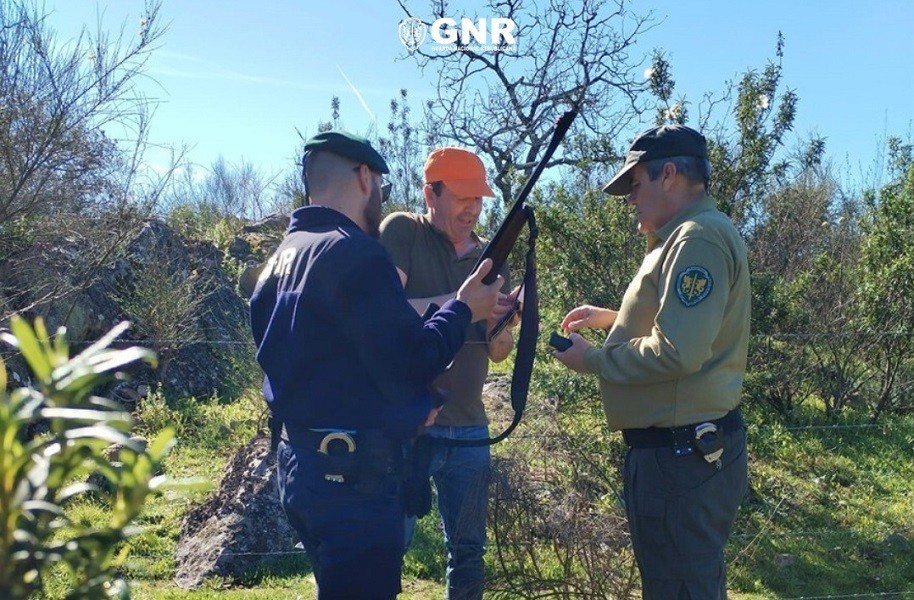 GNR fez 113 detenções na operação de fiscalização ao exercício da caça
