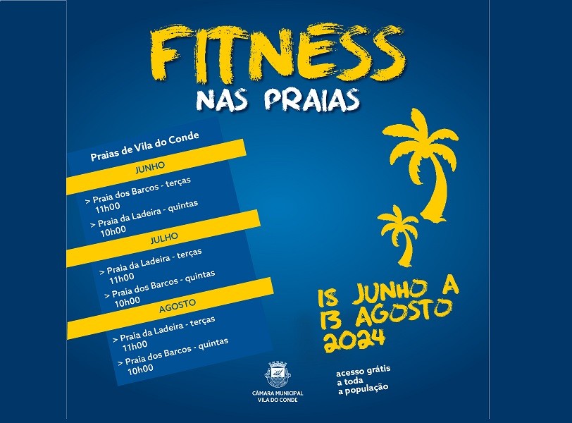 Vila do Conde oferece “Fitness nas Praias” até 13 de agosto