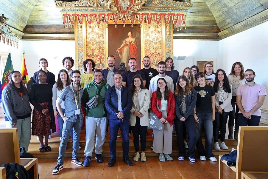 Estudantes de Erasmus recebidos nos Paços do Concelho de Vila do Conde