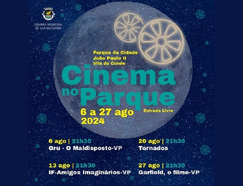 Em agosto há cinema ao ar livre em Vila do Conde