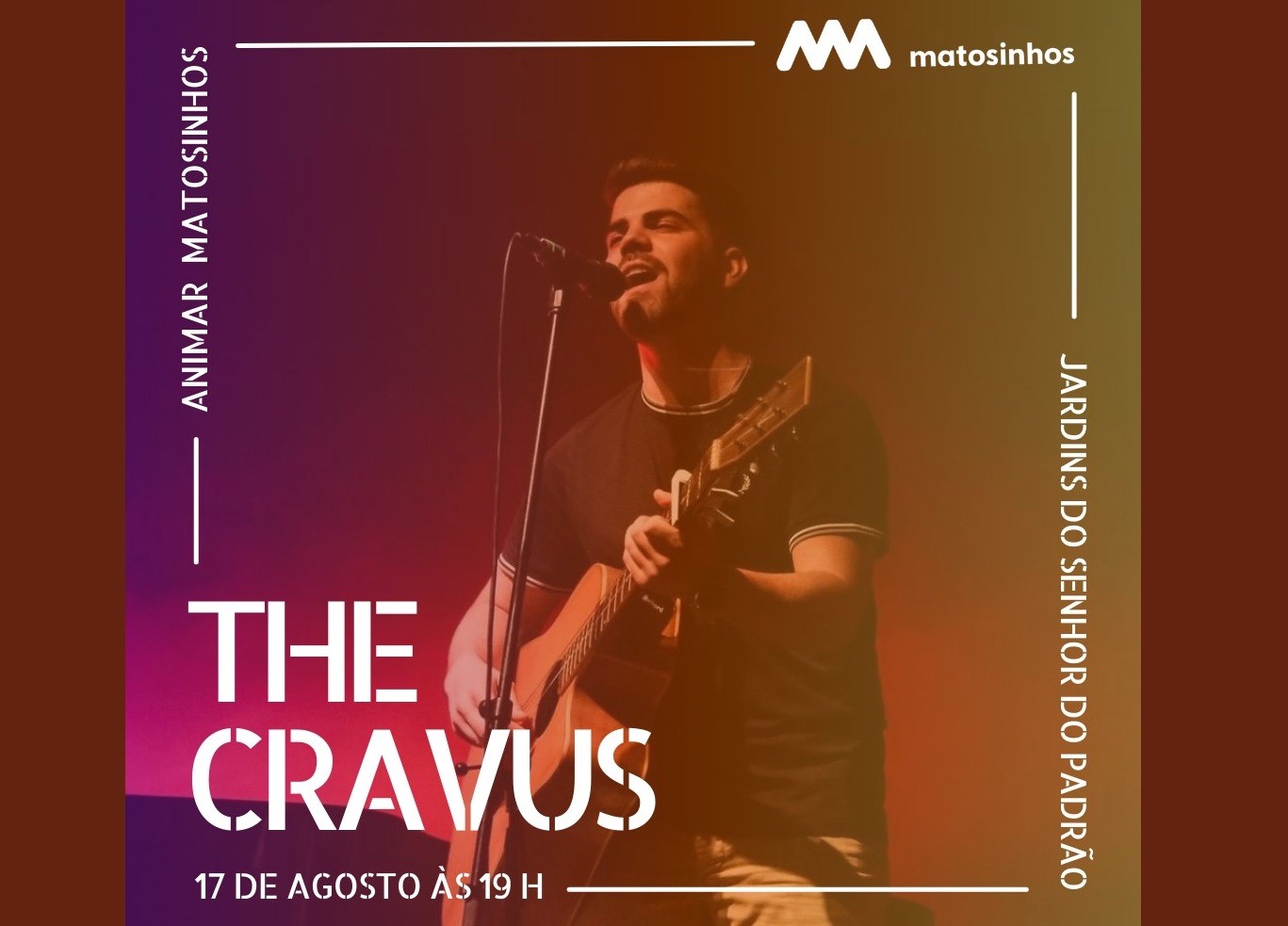 Francisco Fontes e “The Cravus” atuam este fim de semana em Matosinhos