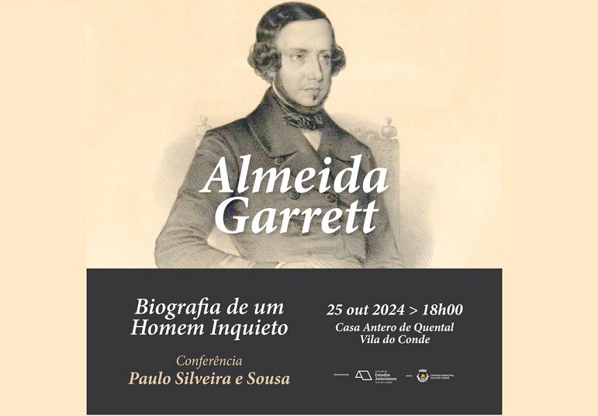 Conferência sobre Almeida Garrett hoje em Vila do Conde