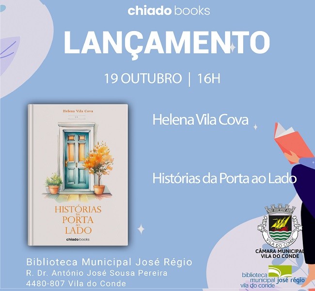 Biblioteca Municipal de Vila do Conde lança primeiro livro de Helena Vila Cova