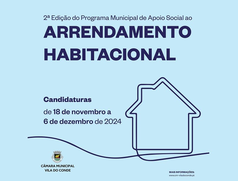 Candidaturas ao Apoio Social ao Arrendamento em Vila do Conde