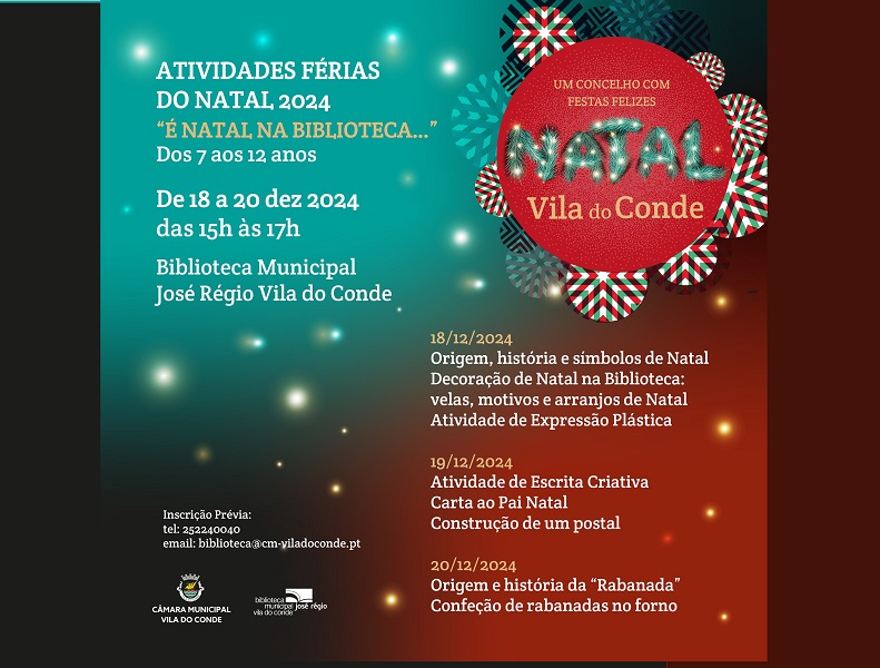 É Natal na Biblioteca de Vila do Conde