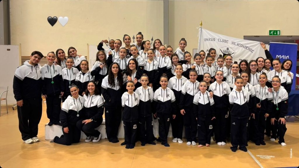 GC Vilacondense trouxe 34 medalhas do I Torneio de Acrobática