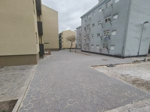 Conjunto habitacional de Custóias sofre arranjos exteriores