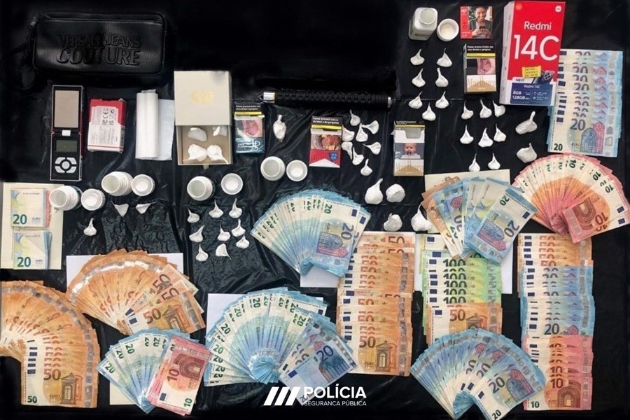 Ficou em prisão preventiva o homem detido em Vila do Conde com 414 doses de cocaína