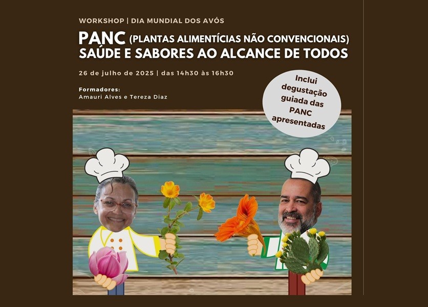 Workshop com Plantas Alimentícias Não Convencionais no CMIA