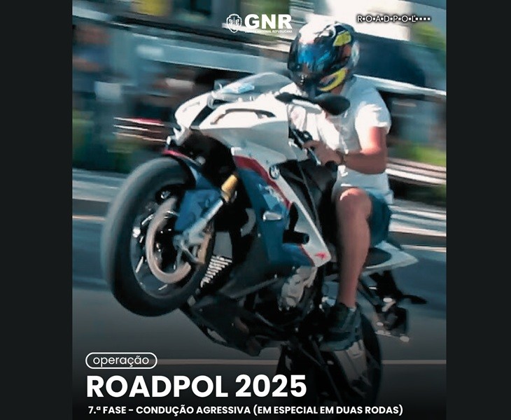 GNR vai fiscalizar condução agressiva de motociclistas