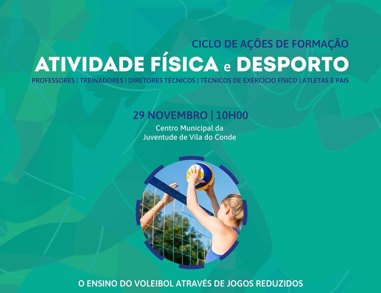 Centro de Juventude recebe a formação 'O ensino do voleibol através de jogos reduzidos'