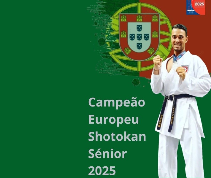 Karateca do Ginásio é Campeão Europeu Sénior