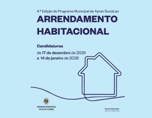 Candidaturas ao apoio ao arrendamento em Vila do Conde até 14 de janeiro