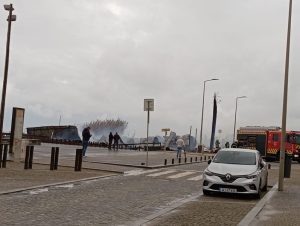 Incêndio destruiu restaurante na praia de Labruge em Vila do Conde
